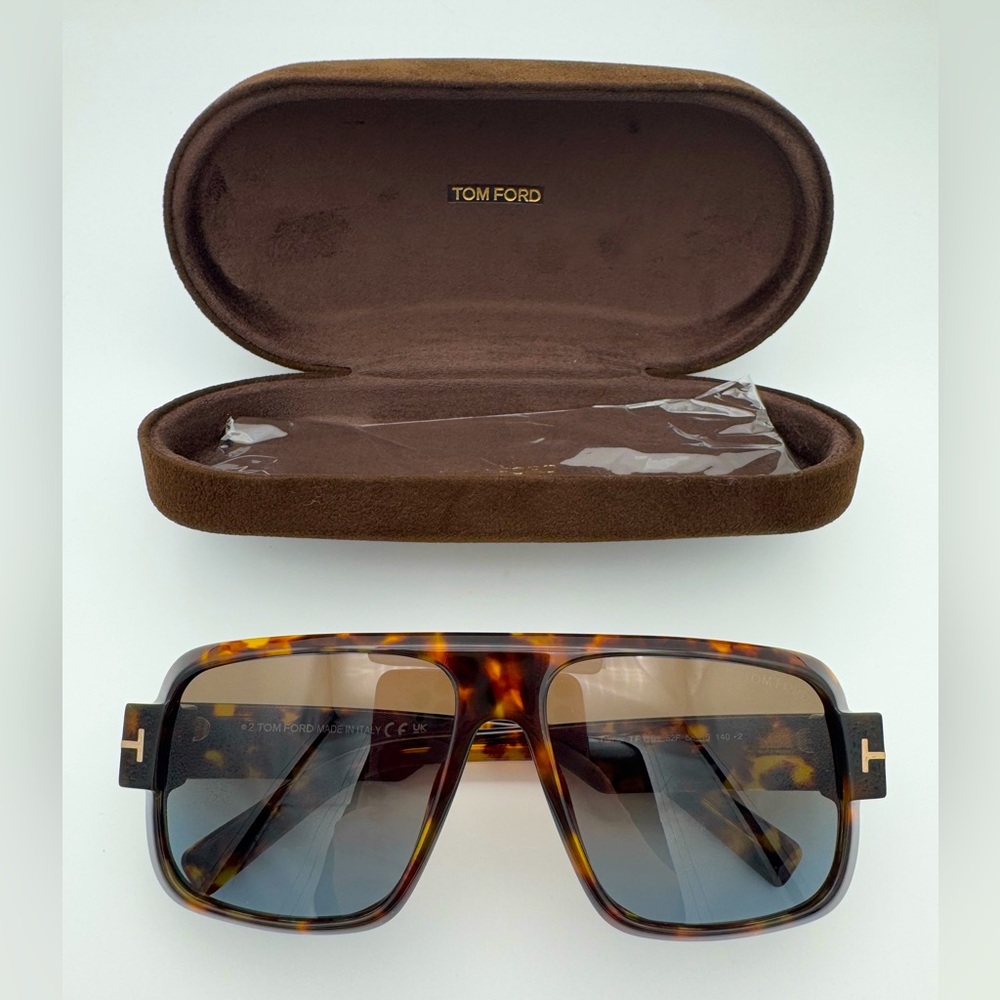 Tom Ford Brown Acetate Sunglasses